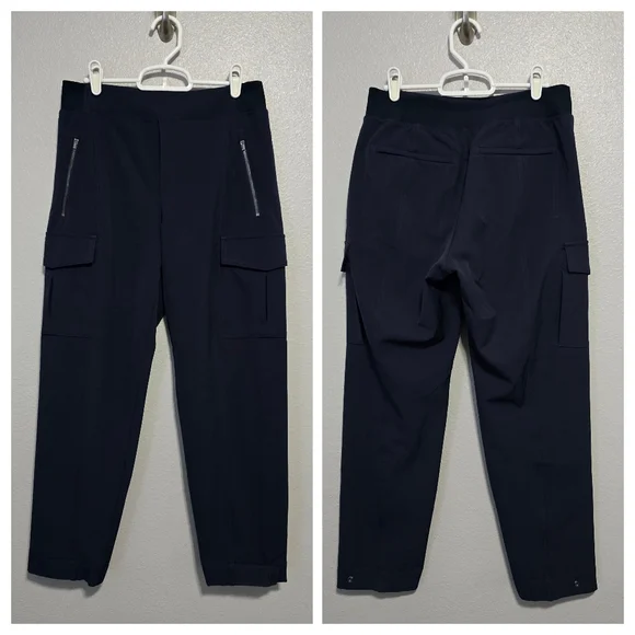Athleta Endless High Rise Cargo Pant Textured stretch fabric in a tapered fit - Picture 2 of 7